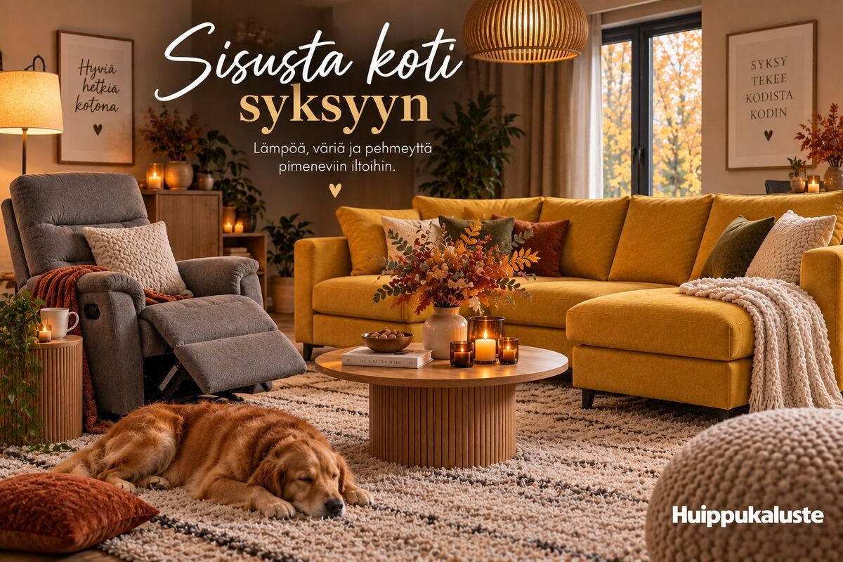 Sisusta koti syksyyn
