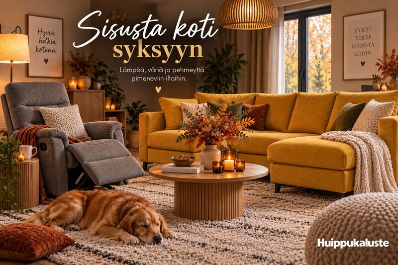 Sisusta koti syksyyn