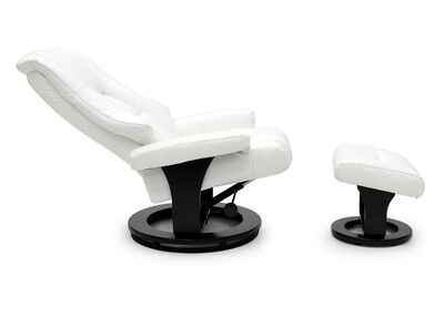 Benson tv-tuoli+rahi valkoinen