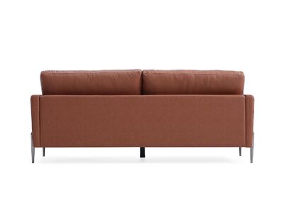 Ryder 3-istuttava sohva ruskea nahka