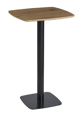 Jone baaripöytä 60x60cm tammi/musta