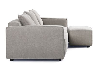 Tassel 3-istuttava sohva vaaleanharmaa