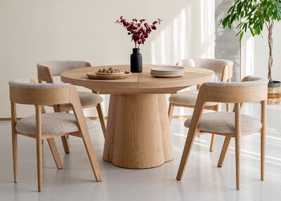 CLOUD jatkopöytä 130+50cm tammi