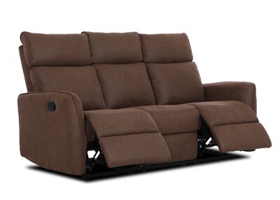 BAYFORD 3-istuttava mekanismisohva ruskea