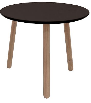 Teo 2 lamppupöytä musta/luonnonväri