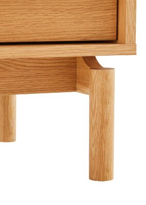 Nordik yöpöytä tammi