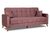 Latika 3-istuttava vuodesohva viininpunainen (Cinar 08)