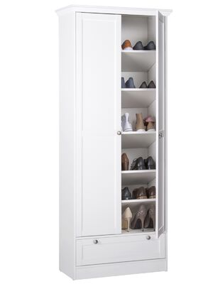 LANDWOOD 13 kenkäkaappi valkoinen