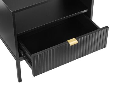 Raita yöpöytä musta