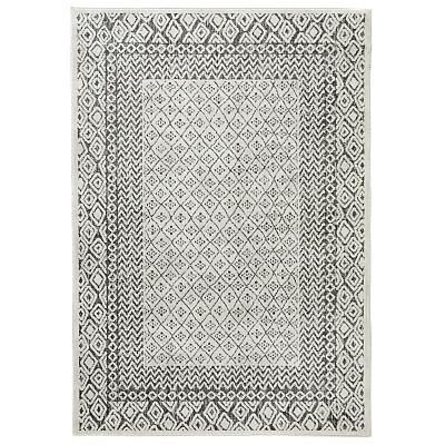 Livia matto harmaa/valkoinen 160x230