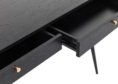 Axel kirjoituspöytä musta/kulta