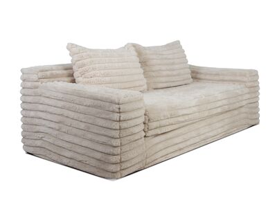 Evita 3-istuttava sohva kreemi