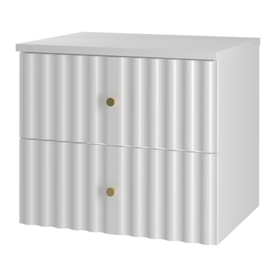 AQUA-02 Allaskaappi työtasolla 60 cm matta valkoinen