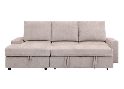 Kyöto kulmadivaan vuoteella vasemman kätinen beige