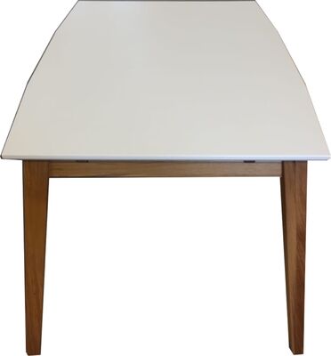 Gustav ruokapöytä 140x90cm öljyttytammi/valkoinen
