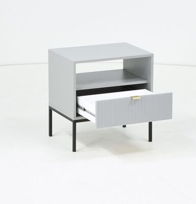 Latte yöpöytä harmaa