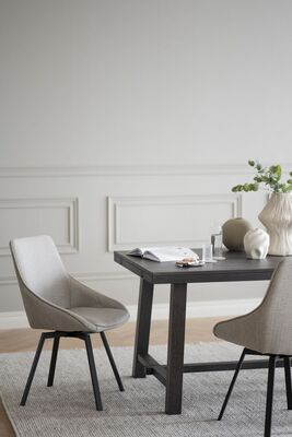 Alison tuoli 117761 musta/beige kangas