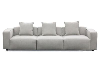 Tassel 3-istuttava sohva vaaleanharmaa