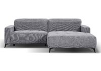 Elmira kulmadivaani oikean kätinen vaaleanharmaa