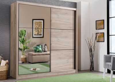 NAVARA vaatekaappi liukuovilla 215 OG SH