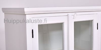 Acazia vitriinikaappi lasiovilla 1132W valkoinen