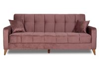 Latika 3-istuttava vuodesohva viininpunainen (Cinar 08)