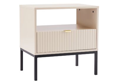 Raita yöpöytä beige