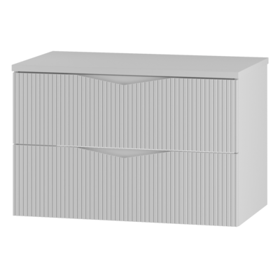 CLEO-01 Allaskaappi kannella 80 cm MATTA VALKOINEN Setti-30