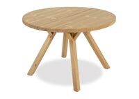 Lana pyöreä lankkupöytä 115cm antiikkipetsattu