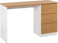 Lilja 21 työpöytä 1-osainen valkoinen/tammi