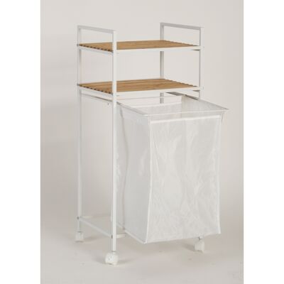 Alfred pyykkikori rullilla ja tasolla