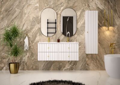 AQUA-02 Allaskaappi Mattavalkoinen, ilman kansilevyä