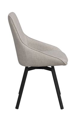 Alison tuoli 117761 musta/beige kangas