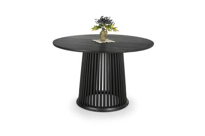 Kaisa ruokapöytä 115cm pyöreä musta