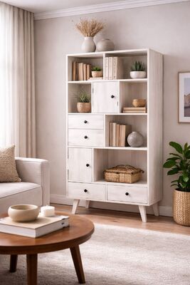 Oker kirjahylly 8153