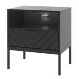 Aspen yöpöytä musta 04