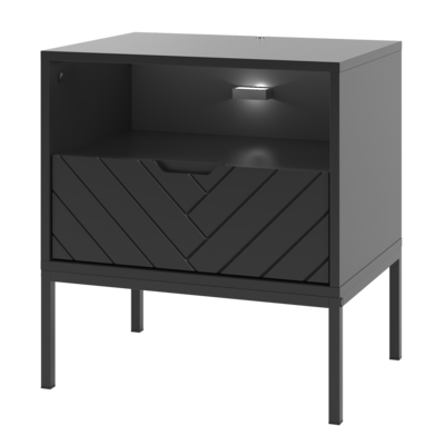 Aspen yöpöytä musta 04