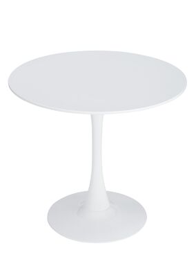 Round pyöreä ruokapöytä 80cm valkoinen