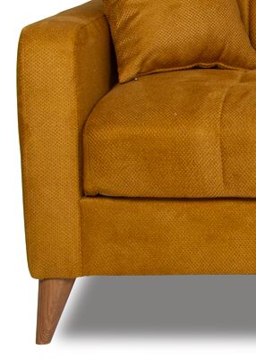 Latika 3-istuttava vuodesohva keltainen (Massimo 15)