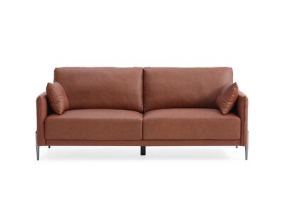 RYDER 3-istuttava sohva ruskea nahka