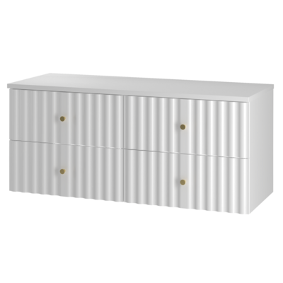 AQUA-02 Allaskaappi työtasolla, mattavalkoinen