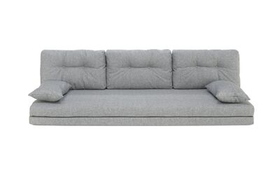 Laura levitettävä laverisohva valkoinen+taittopatjasarja+laatikko