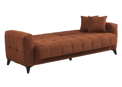 Hermes 3-istuttava vuodesohva terrakota