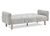 BONA 3-istuttava vuodesohva vaaleanharmaa