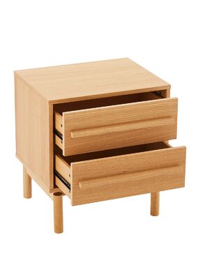 Nordik yöpöytä tammi