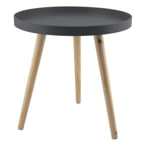 Polo lamppupöytä harmaa/luonnonväri