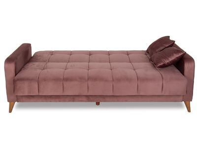 Latika 3-istuttava vuodesohva viininpunainen (Cinar 08)