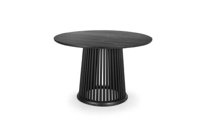 Kaisa ruokapöytä 115cm pyöreä musta