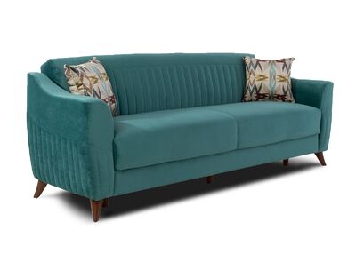 Truva 3-istuttava vuodesohva merenvihreä