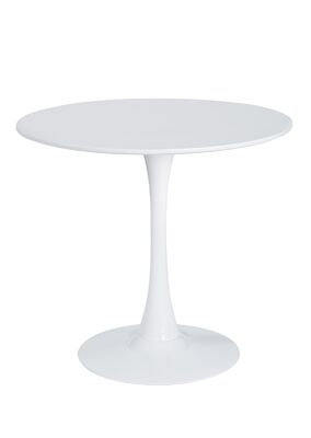 Round pyöreä ruokapöytä 80cm valkoinen